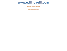 Tablet Screenshot of edilnovelli.com